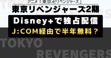 東京リベンジャーズ ジェイコム　ディズニープラス