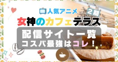 女神のカフェテラス VOD　比較　一覧　特徴　動画配信サービス　サブスク　無料　おすすめ　フールー　ユーネクスト　アマプラ　DMM 2期