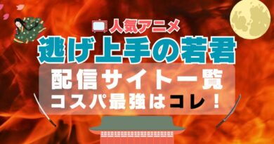逃げ上手の若君　アニメ　　VOD　動画配信サービス　比較　サブスク　配信サイト　ユーネクスト　オススメ　一覧　感想　評判　口コミ　コスパ　アマプラ　フールー　ユーネクスト　DMM