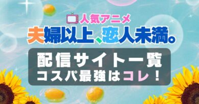 夫婦以上、恋人未満。　ふうこい　ラブコメ　VOD　比較　一覧　特徴　動画配信サービス　サブスク　無料　おすすめ　フールー　ユーネクスト　アマプラ　DMM　無料