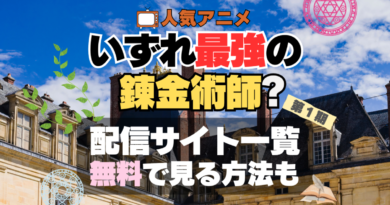 アニメ　いずれ最強の錬金術師　配信サービス　VOD　動画配信サービス　サイト　サブスク　ユーネクスト　U-NEXT