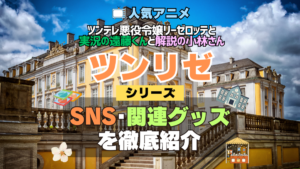 ツンリゼ ツンデレ悪役令嬢リーゼロッテと実況の遠藤くんと解説の小林さん SNS 動画 公式 YouTube ユーチューブ Twitter ツイッター X　エックス アカウント チャンネル 関連グッズ DVD ブルーレイ Blu-ray フィギュア
