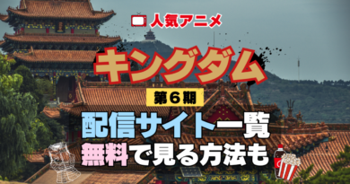 アニメ キングダム 第6期 シーズン6 きんぐだむ 配信一覧 どこで見れる 動画サブスク VOD 動画配信サービス