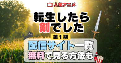 転生したら剣でした 転剣 アニメ 第1期 配信一覧 どこで見れる 動画サブスク VOD 動画配信サービス