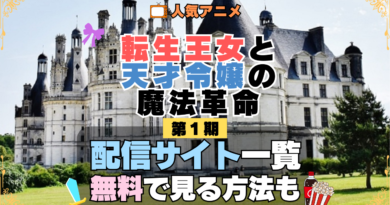 転生王女と天才令嬢の魔法革命 転天 アニメ 第1期 配信一覧 どこで見れる 動画サブスク VOD 動画配信サービス