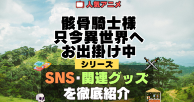 骸骨騎士様、只今異世界へお出掛け中 SNS 動画 公式 YouTube ユーチューブ Twitter ツイッター X　エックス アカウント チャンネル 関連グッズ DVD ブルーレイ Blu-ray フィギュア