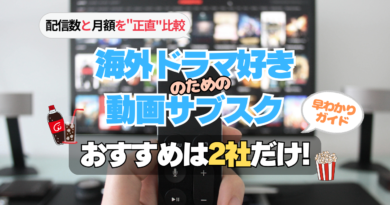 海外ドラマが好きな人向き動画サブスク VOD 配信 サイト サービス 正直比較 おすすめ 人気 お得 コスパ 安い 月額 料金 配信数 見放題 作品 見れない 多い