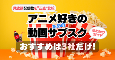 アニメ好きのための動画サブスク　さぶすく　動画配信サービス　配信サイト　動画サイト　動画サービス　配信サービス　アニメに強い　アニメ　アニメ配信数　多い充実　ユーネクスト　U-NEXT　dアニメ　ｄアニメストア　DMM TV 見れない　見る　見れる　作品数　作品　見放題　ラインナップ　比較　おすすめ　人気