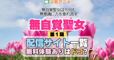 アニメ 無自覚聖女 無自覚聖女は今日も無意識に力を垂れ流す どこで見れる 配信一覧 動画配信サービス 動画サブスク 無料 比較 まとめ