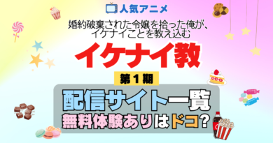 アニメ 婚約破棄された令嬢を拾った俺が、イケナイことを教え込む イケナイ教 どこで見れる 配信一覧 動画配信サービス 動画サブスク 無料 比較 まとめ