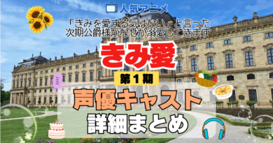 アニメ きみ愛 「きみを愛する気はない」と言った次期公爵様がなぜか溺愛してきます 声優 キャスト まとめ