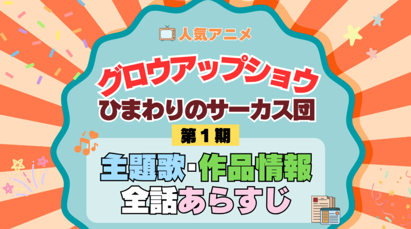 アニメ グロウアップショウ ひまわりのサーカス団 主題歌