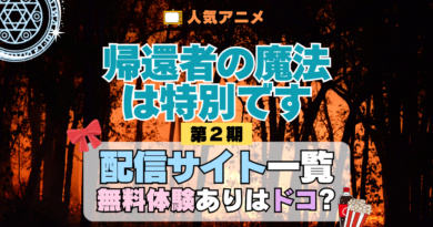 帰還者の魔法は特別です 第2期 シーズン2 配信